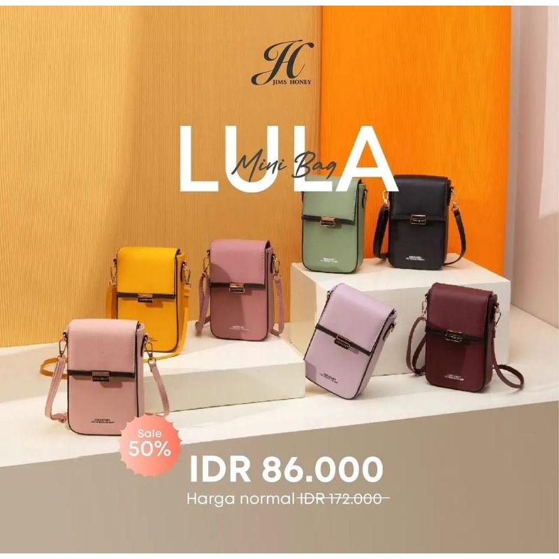 LULA MINI BAG ORI JIMS HONEY TAS SELEMPANG MINI MUAT HP