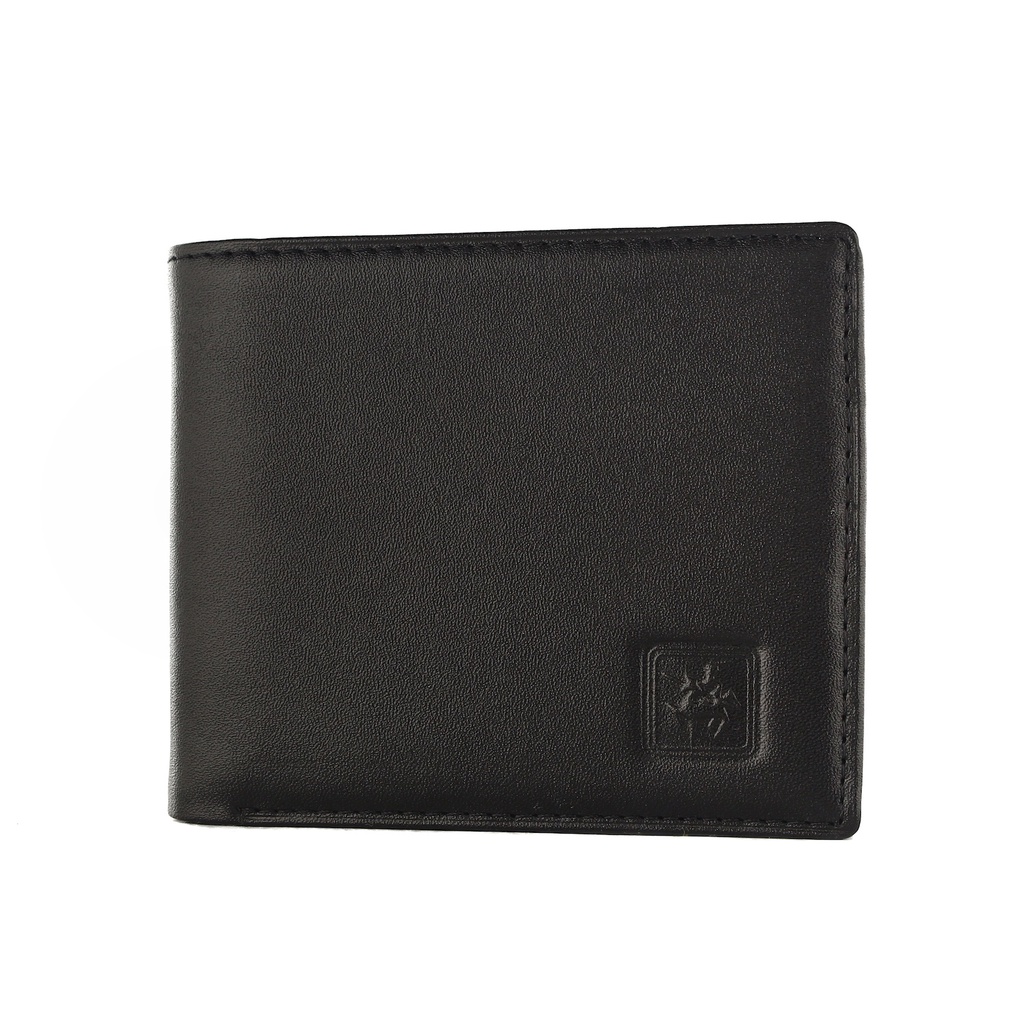 TOKOKOE - Dompet Pria model Tidur bahan Kulit Premium Dompet Lipat - David Jones 5186 Black