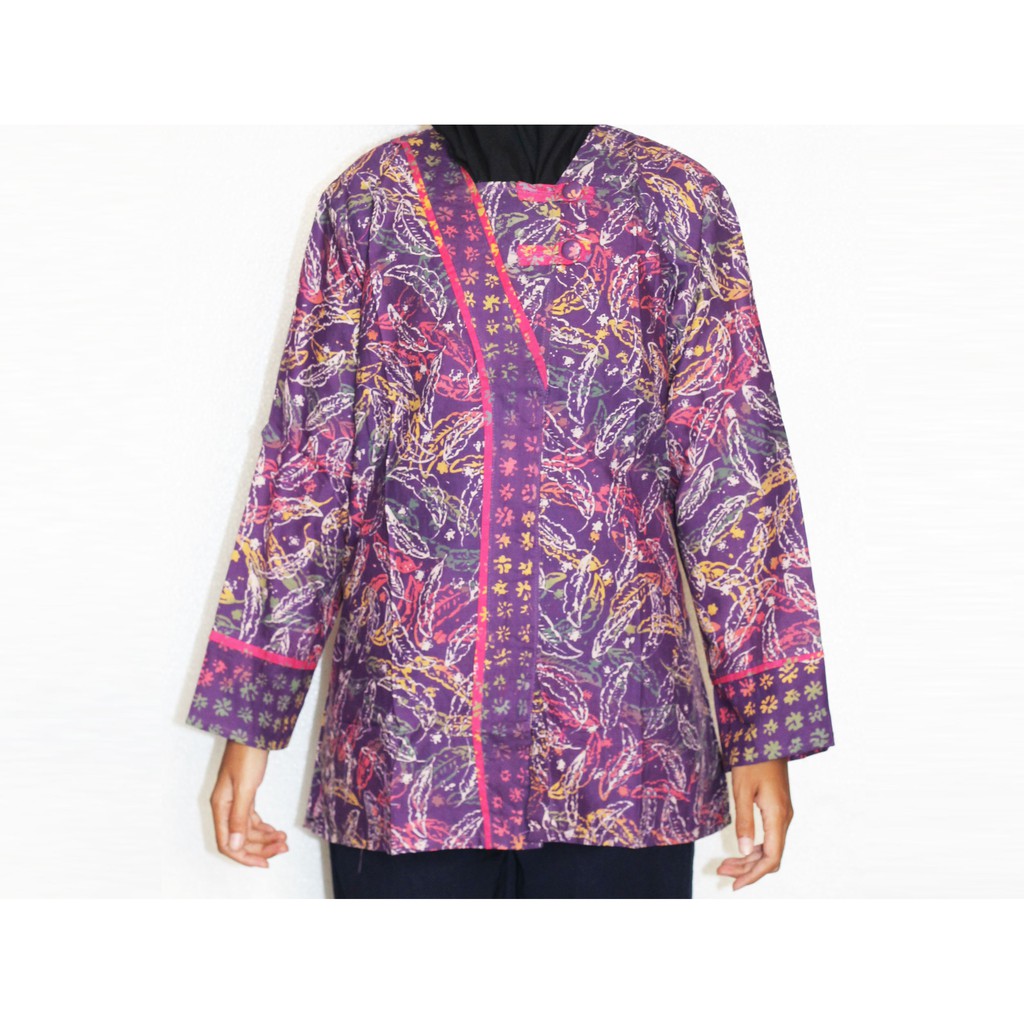 Blouse Batik Wanita I Blus Batik I Blus Kerja Wanita Batik Adia