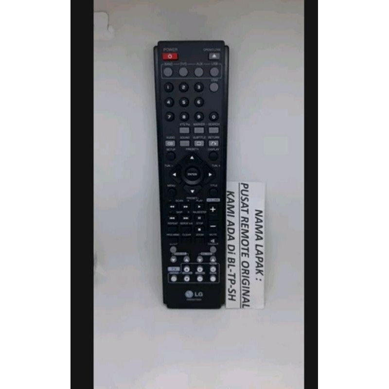 REMOTE REMOT DVD HOME THEATER LG ORIGINAL ASLI