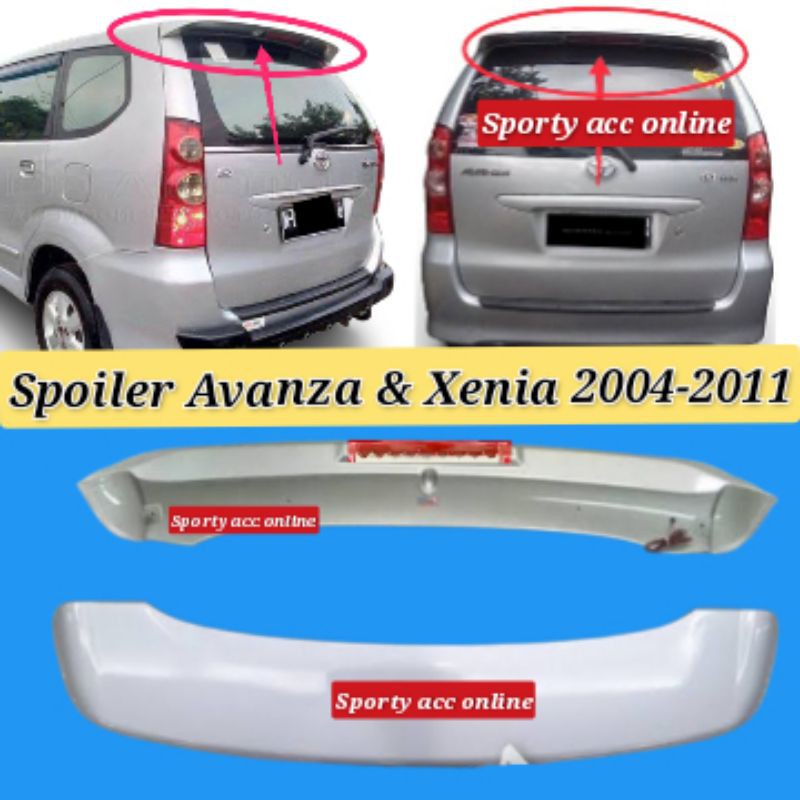 Spoiler avanza xenia vvti 2005-2011 original plastik ABS *