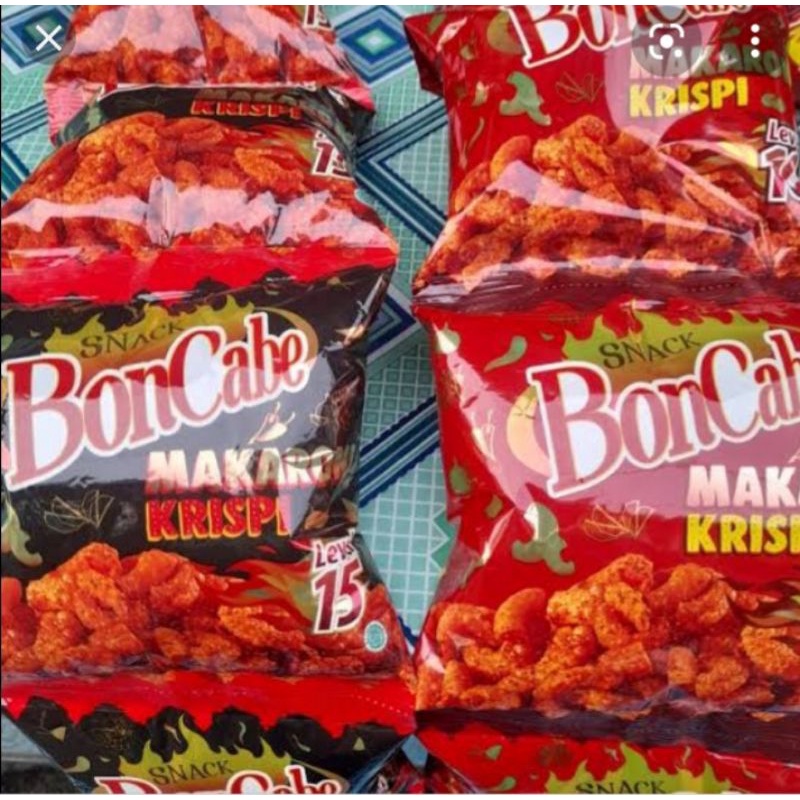 

snack makarono bon cabe kekinian 1 renceng isi 10pcs