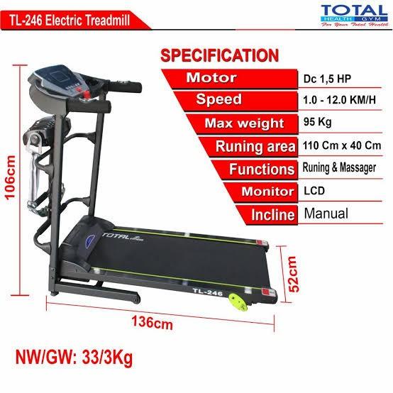 Sppedo Treadmill Tl 246