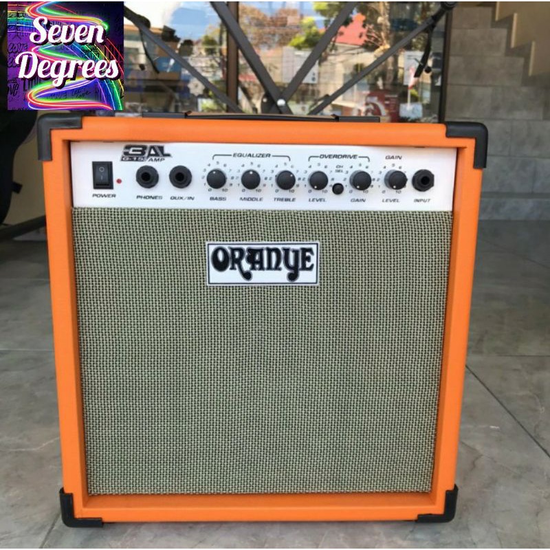 ampli gitar elektrik oranye / amplifier gitar