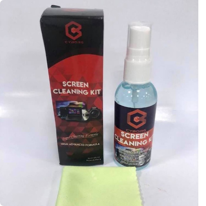 Cyborg Cleaning Kit Pembersih Laptop Super Cleaner Kit Layar LCD 3 in 1