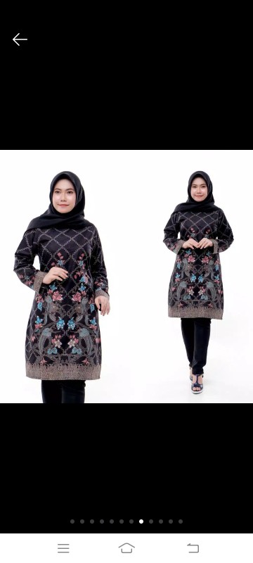 Emhabatik | Jumbo Tunik Batik Wanita Emhabatik Seragam Terlaris