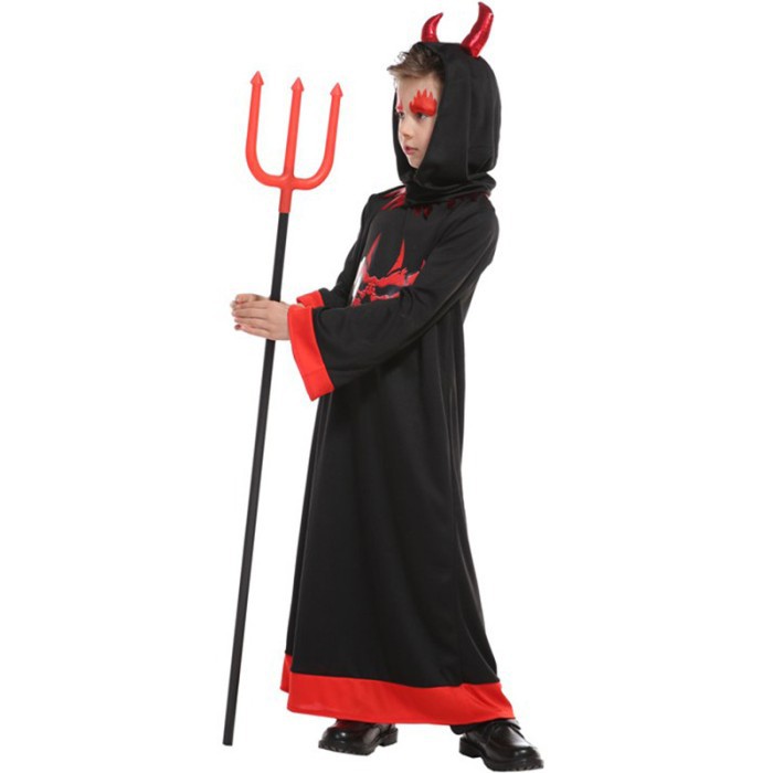 BLack DEVIL VAMPIRE toddler boy costume halloween kostum iblis anak