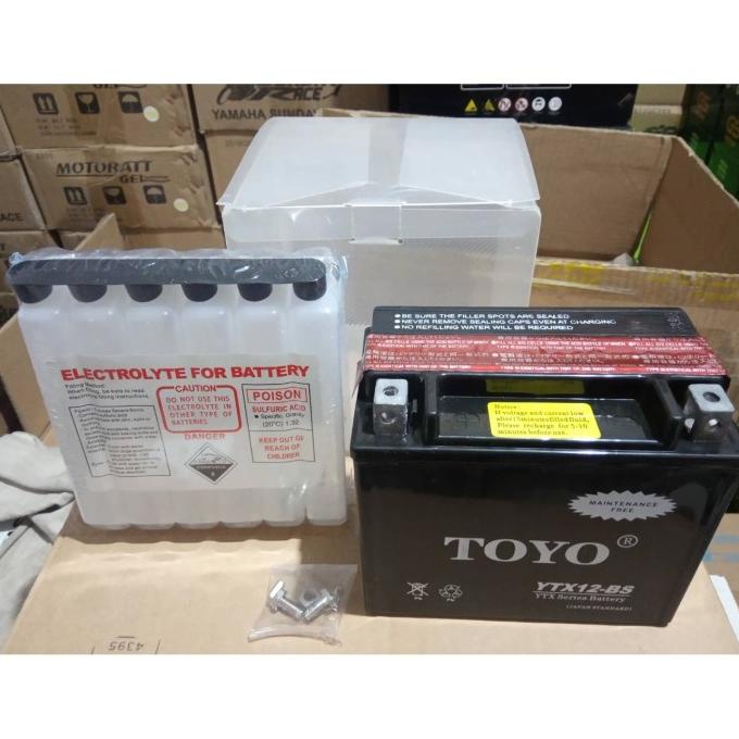 Aki Motor Suzuki GSX 1300 RZ HAYABUSA 08-14.VL 800 01-14 TOYO YTX12-BS belk11 Juara