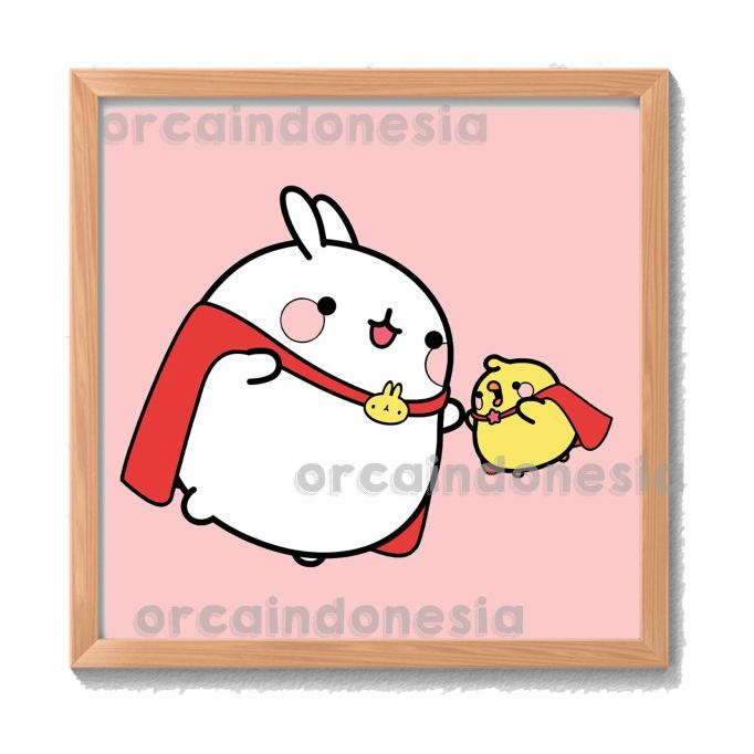 

Paint By Number Kit [MOLANG] - Orca Indonesia - Kanvas 20 x 20 cm