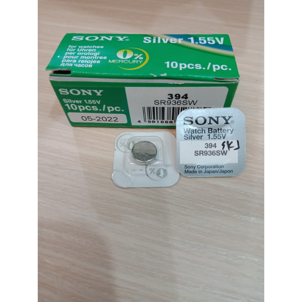 BATERAI BATTERY BATRE SONY 1.55V 394 SR936SW ASLI ORIGINAL