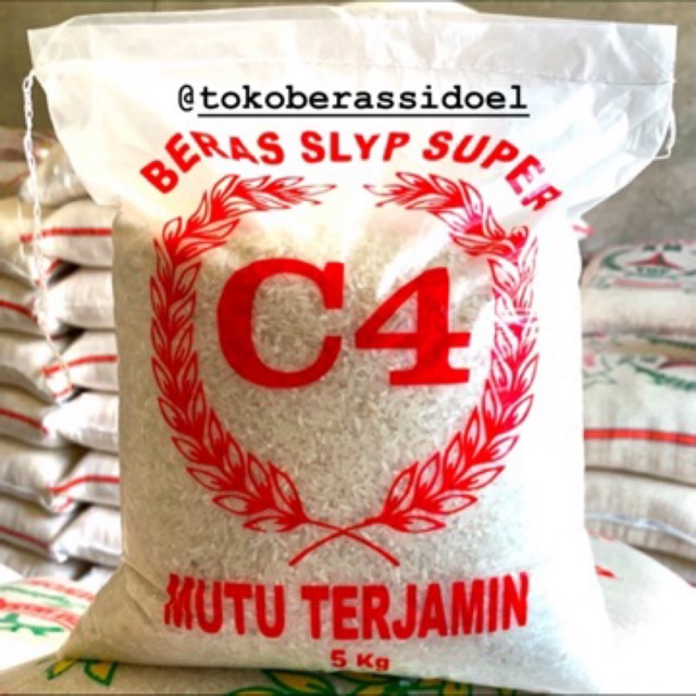 

UKRION-Beras Slyp Super C4 ,(hanya viaGOJEK)5kg, 10kg, 20kg.