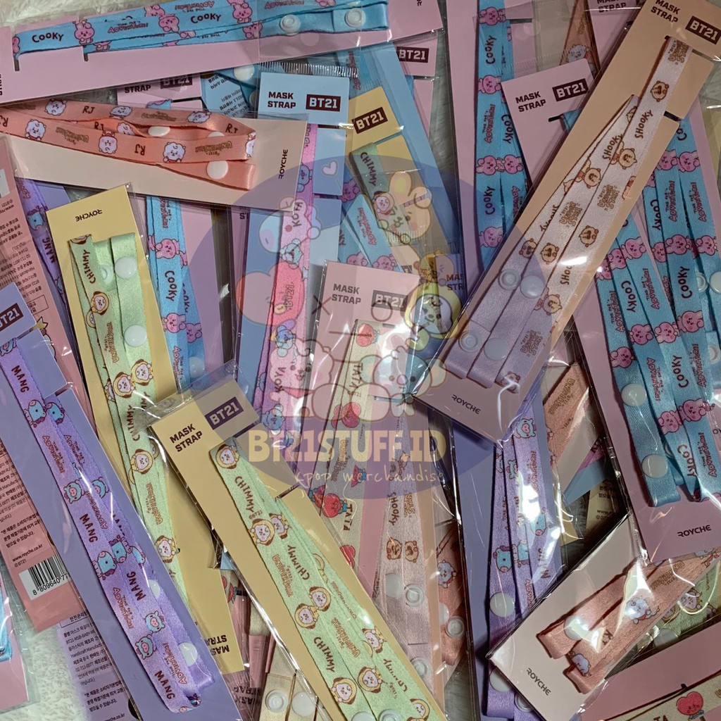 [READY STOCK] Official BT21 Strap Mask
