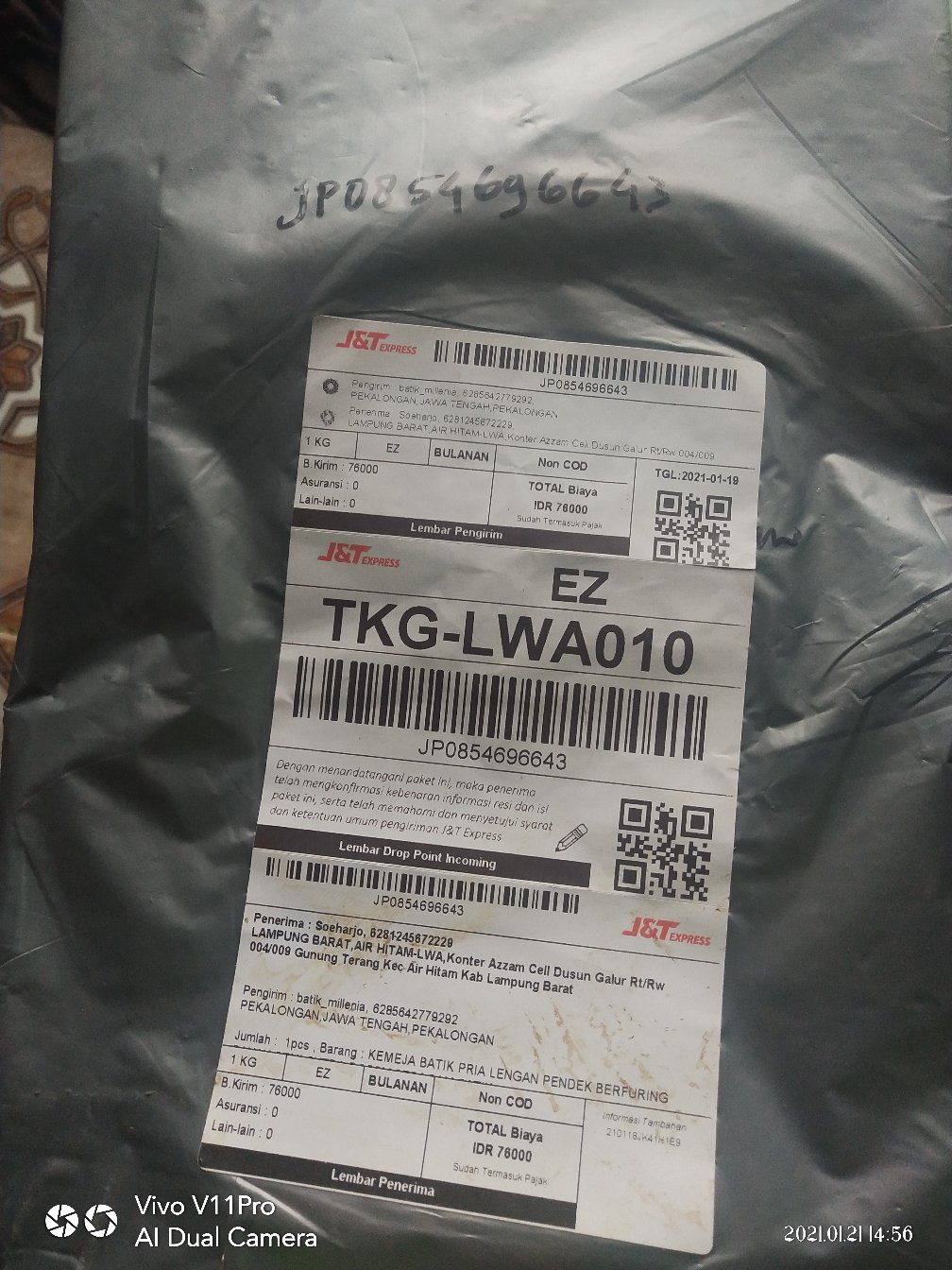 Kemeja Batik Pria Semi Sutra Lengan Pendek 100% Tidak Luntur Pake Furing Istimewa