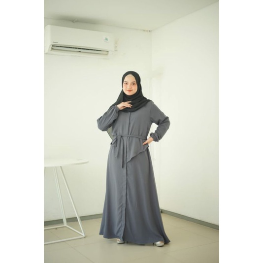 Halwa dress gamis yoris fluid