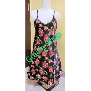 aneka dress import / dastet import / dress satin / tanktop dress