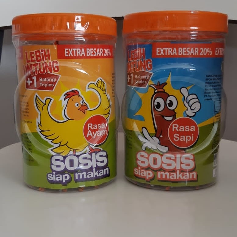 

Sosis Sonice Toples Ayam, Sapi isi 24 + 1 pcs