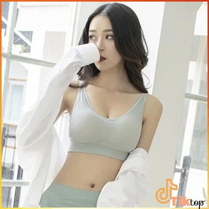 TiktopBra Sport Sexy Nyaman Model Jepang Bh wanita Pakaian dalan wanit