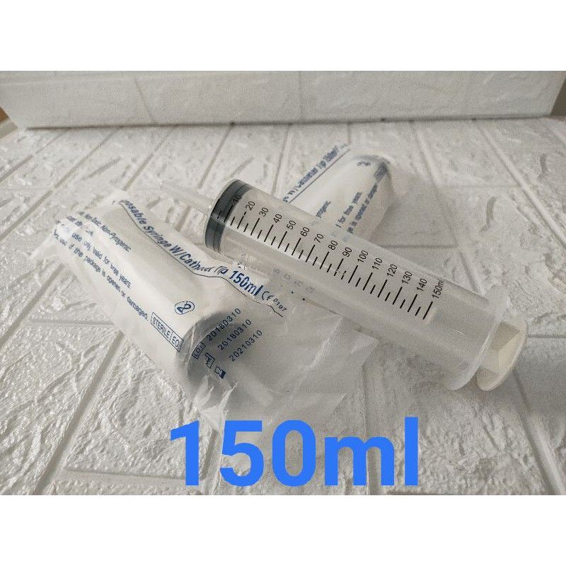 SUNTIKAN  SPET LOLOHAN SPUIT SYRINGE  SUNTIKAN  LOLOHAN MAKAN BURUNG ANAK 150ML + Selang 10Cm