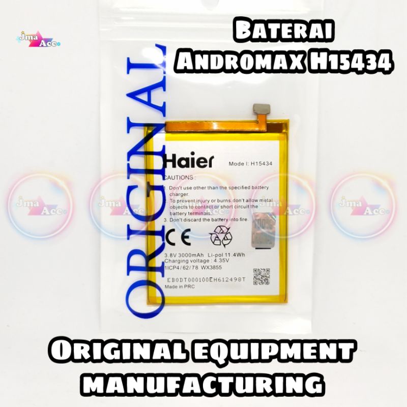 Original 100% Baterai Andromax H15434 Battery Batre Hp