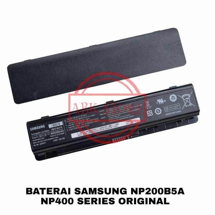 BATERAI BATTERY SAMSUNG NP200B5A NP400B4B NP400B5B NP400 SERIES ORI