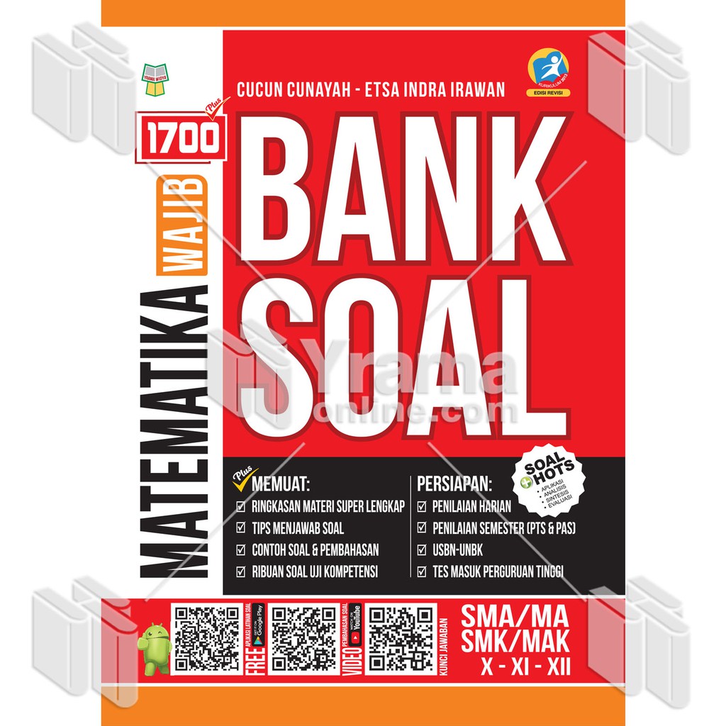 Buku 1700 Plus Bank Soal Matematika Wajib Sma Ma Shopee Indonesia