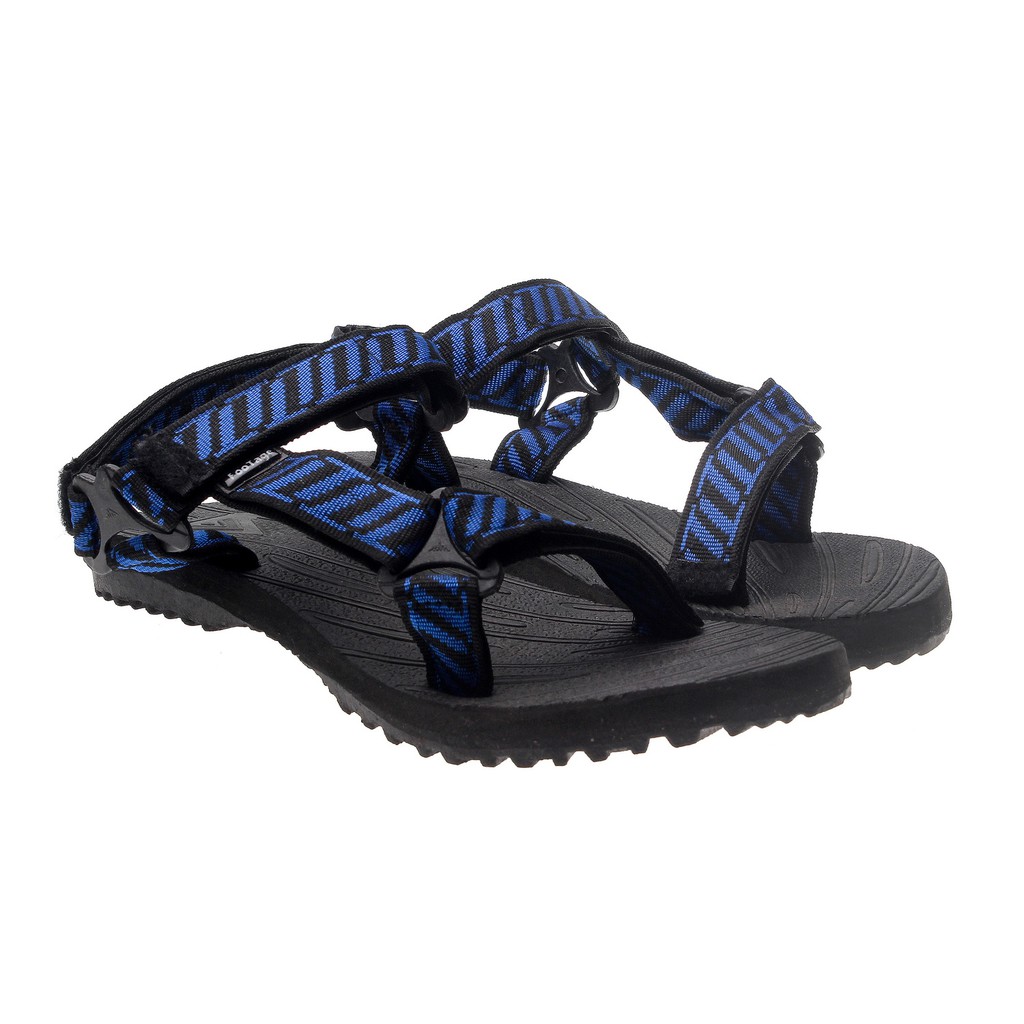 Sandal Pria Footage 01 ( Motif ) Hitam Merah