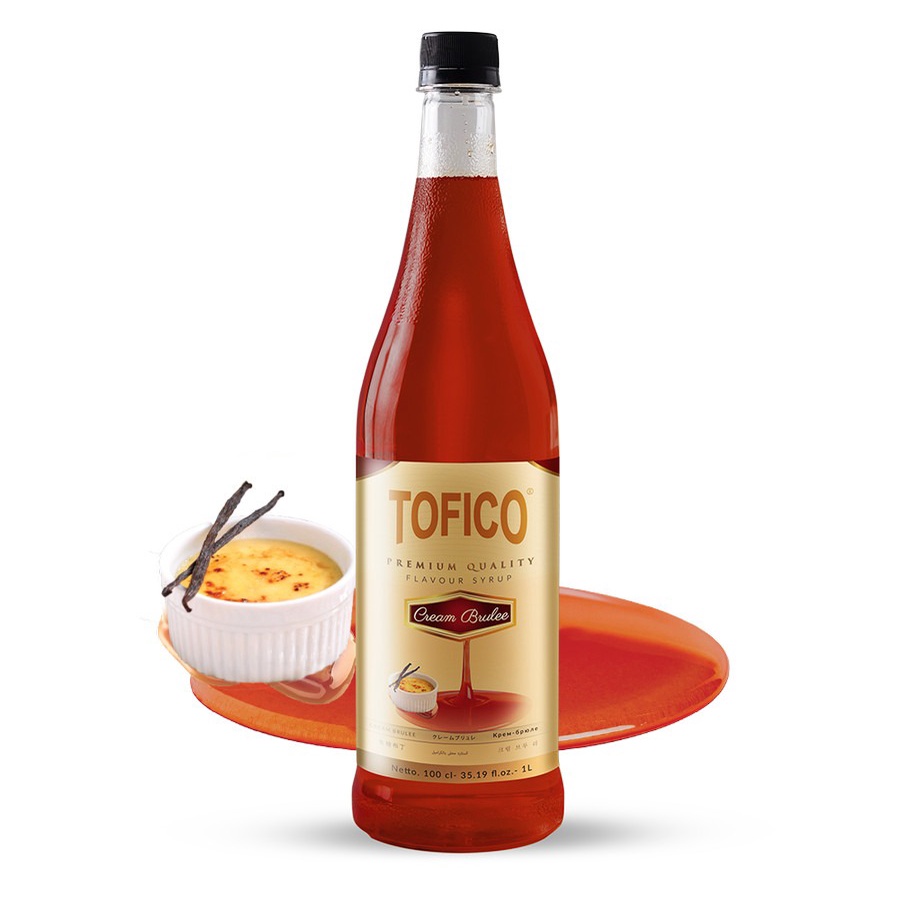 

Tofico Cream Brullee syrup Natural Flavour 1 liter