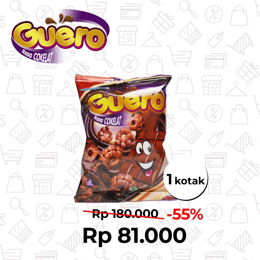 

Guero Rasa Cokelat 30 gr (1 kotak isi 30 pcs)