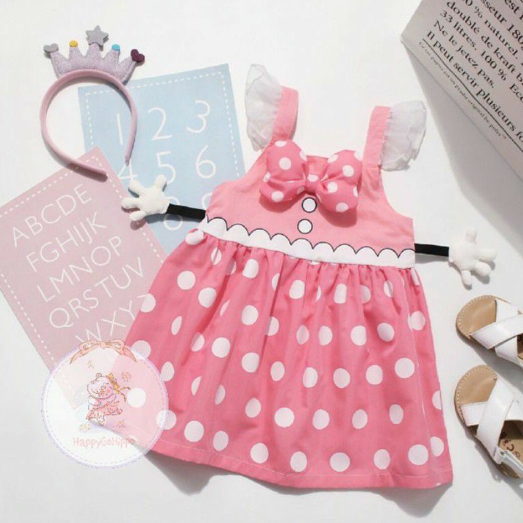 DRESS ANAK PEREMPUAN MINIE LUCU