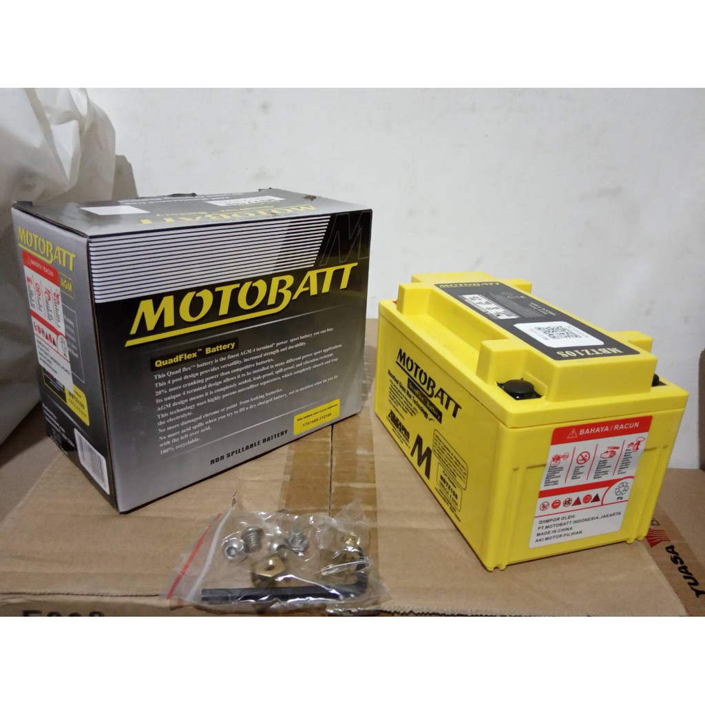 Aki motor Motobatt MBTZ10S / YTZ10S Aki Kering Quadflex