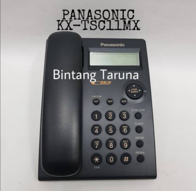 Telepon Panasonic KX-TSC11 Pesawat Telepon Panasonic KX-TSC11 (Hitam)