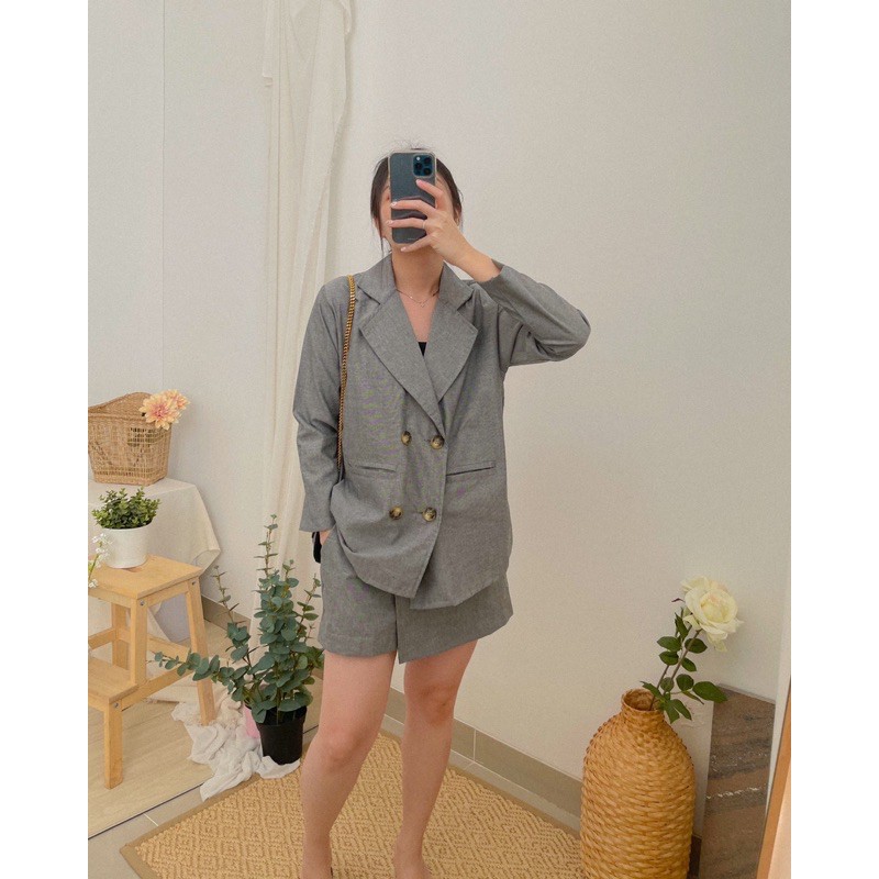 Utada Blazer Set with Skort