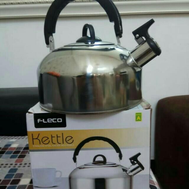 Teko Vipoo Kettle Pemasak air Bunyi Whistling Siul 5 liter Fleco kettle Stenlies Steel Ceret Memasak