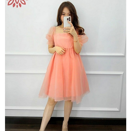 REAL PIC - DRESS ORNELA / NEW DRESS / DRESS PESTA / DRESS NATAL / GAUN WANITA TERBARU / FASHION STYLE / BISA COD