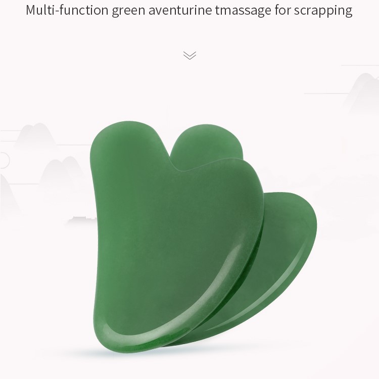 Gua Sha - Gua Sha original - Pijat wajah Green Aventurine