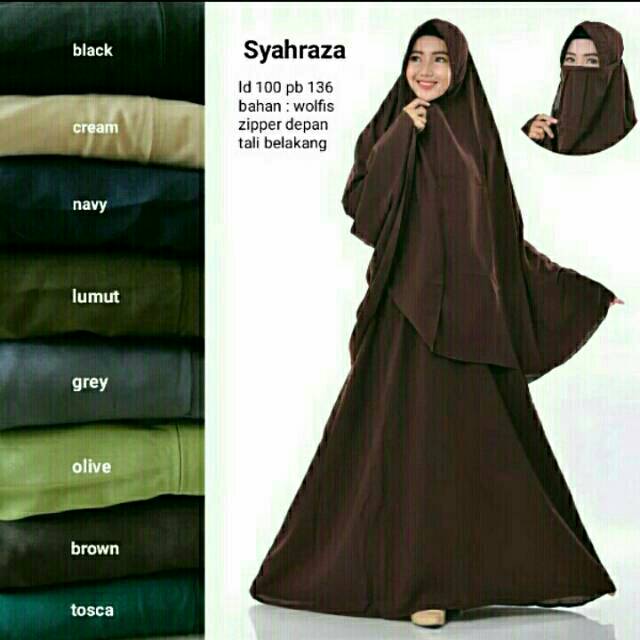 GAMIS SYAHRAZA ORIGINAL AIISHA