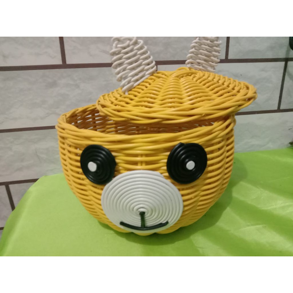 TOPLES bear keranjang unik Toples permen Keranjang karakter souvernir pernikahan kado toples permen