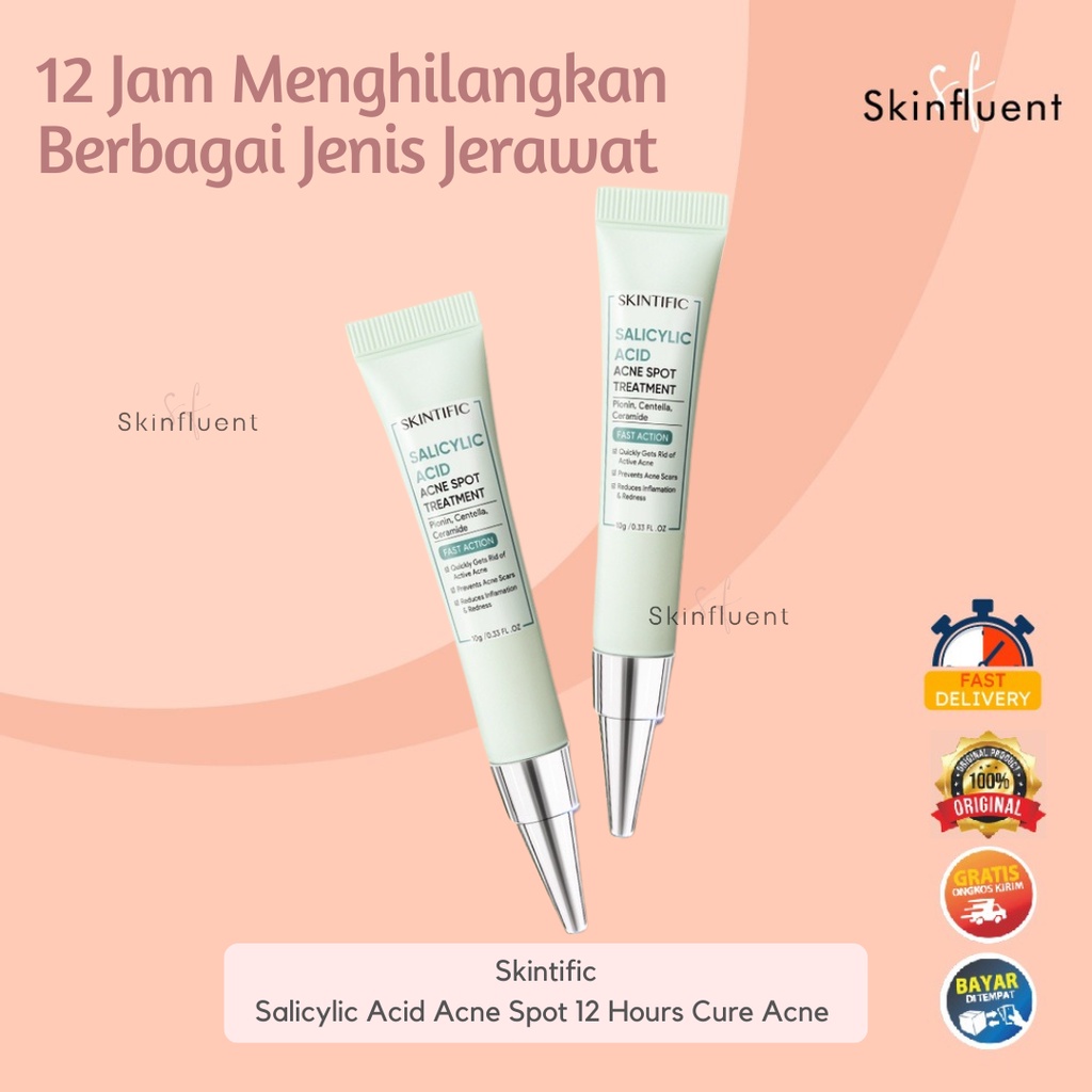 Jual Skintific Salicylic Acid Acne Spot Treatment Gel 12 Hours Cure