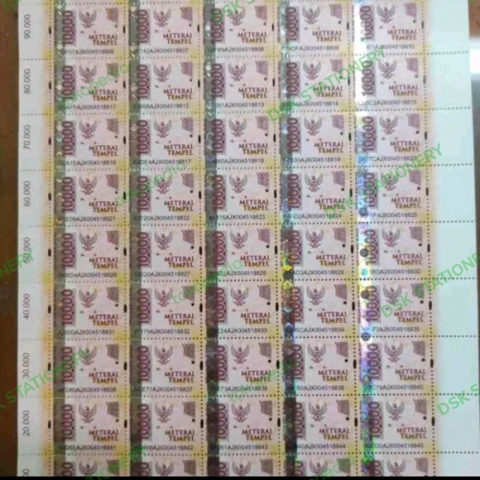 

perangko pos/Metrai asli 10000 asli
