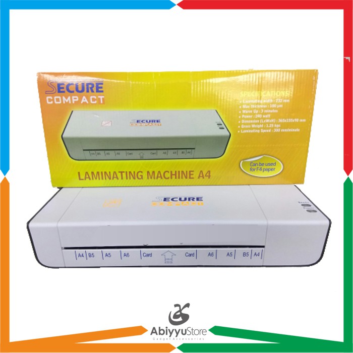 

Secure Compact A4 Mesin Alat Laminating Mesin Laminating
