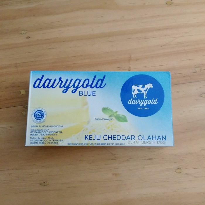 

Keju chedar dairygold 170gr