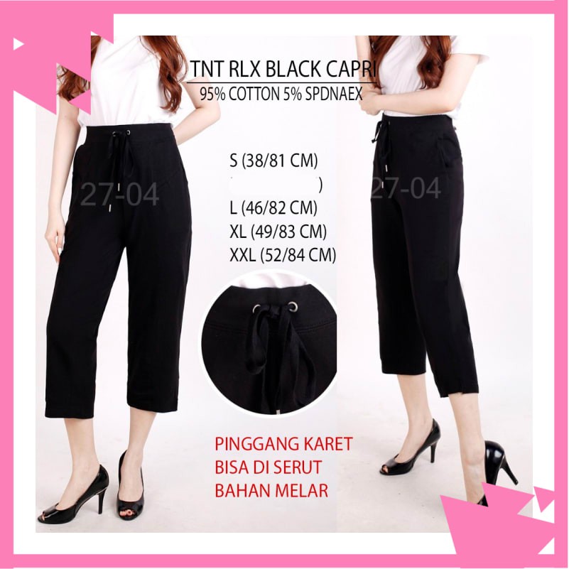 CELANA KULOT WANITA TIME N TRU SANTAI PANJANG (TNT RLX)