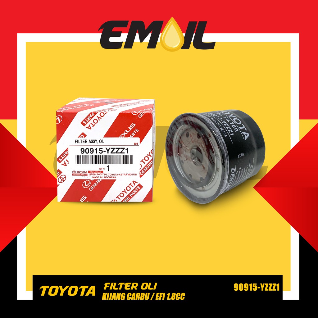 ORI FILTER OLI KIJANG CARBU / EFI 1.8 90915-YZZZ1