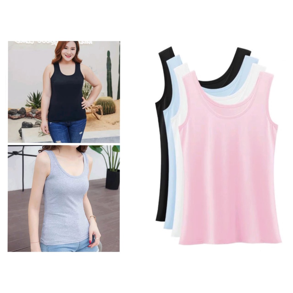 Tanktop Tali Besar Wanita Dewasa Singlet Perempuan Remaja Murah