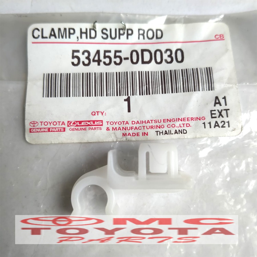 Clip Clamp Hood Stang Kap Mesin Vios Limo old 53455-0D030