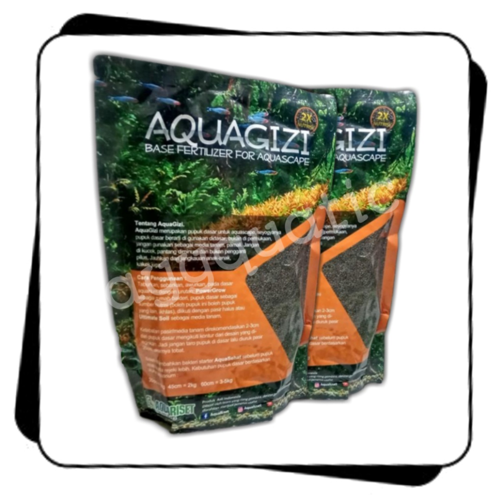 AQUAGIZI Pupuk dasar tanaman air aquascape aquarium