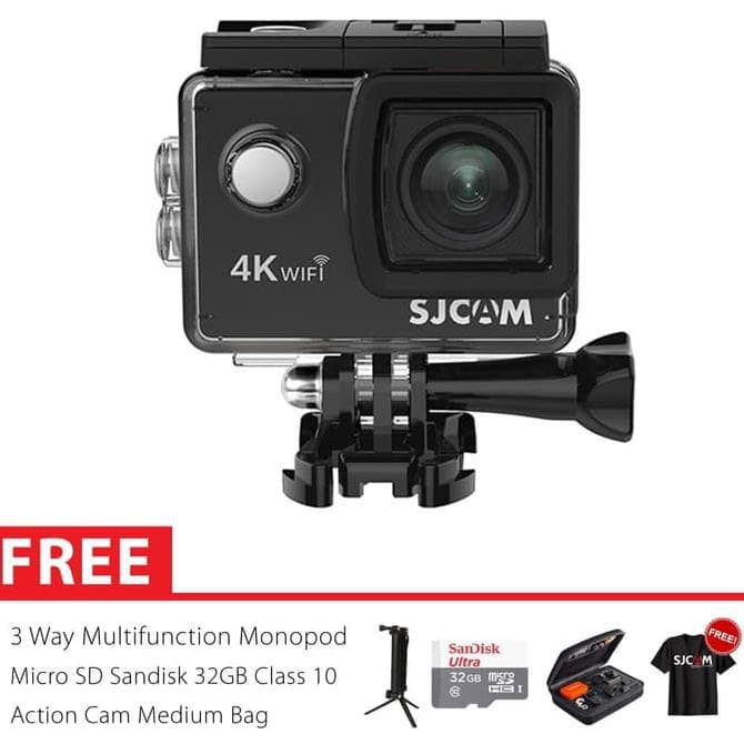 SJCAM SJ4000 Air 4K 16MP Action Kamera 3 Way Super 32GB