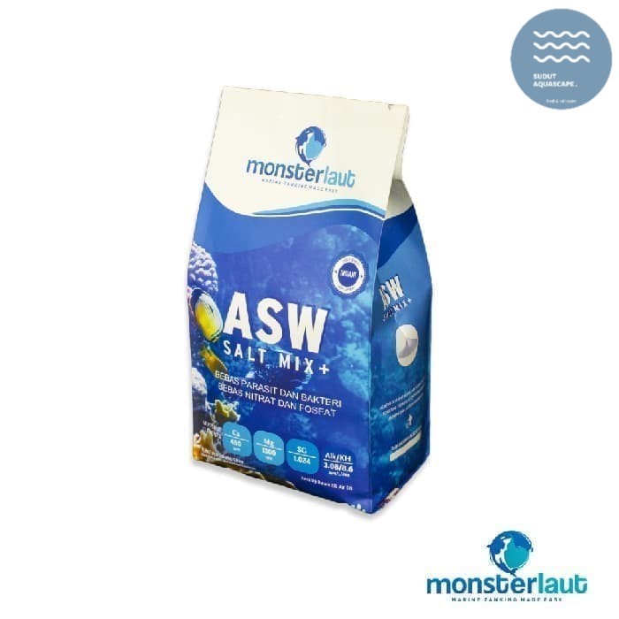 Monsterlaut ASW Salt Mix + | Sea Salt | Garam Laut