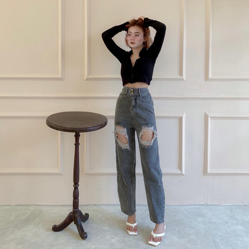 [GURLBUCKET] Longpant Jeans 7575 / Celana Panjang &quot;Pakaian Wanita&quot;