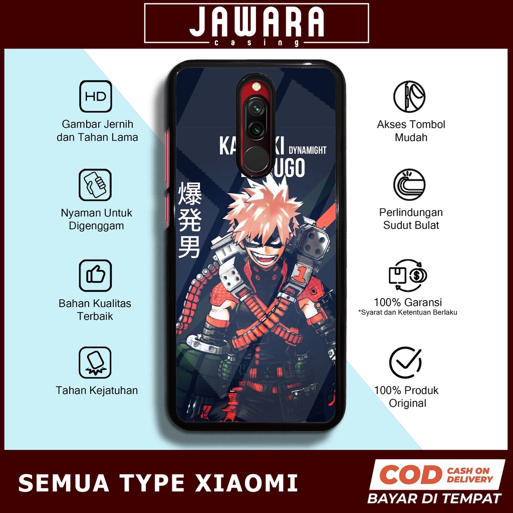 Case Redmi 8 Case Hp Xiaomi Redmi 8 Premium Glossy Jawara Casing [MHA1] Casing Hp Redmi 8 Aesthetic 